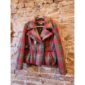 Hydraulic Women's Short Pea Coat Size XL